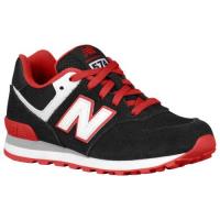 new balance 574 new balance voor kleine jongens loopschoenen zwart rood core plus collection Schoenen Kopen t63ey593